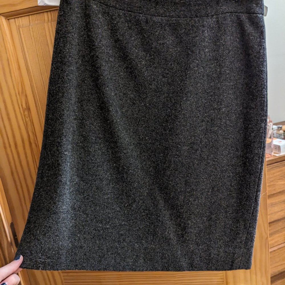 J Crew Wool Pencil Skirt